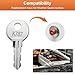 K787 Tool Chests Keys for Weather Guard Cabinet Lock, Pre-Cut Replacement Toolbox Keys for Weather Guard Truck Tool Box (2 PCS)