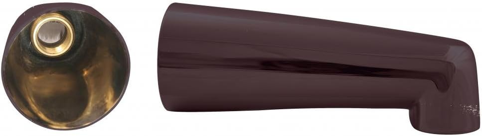 Westbrass 7" Tub Spout, Polished Chrome, E507-1F-26, 1 Pack