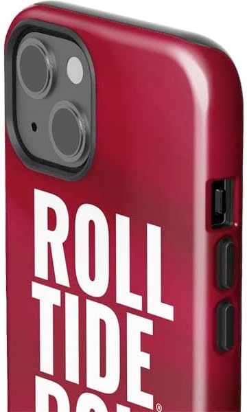 Skinit Impact Phone Case Compatible with iPhone 15 - Officially Licensed University of Alabama Roll Tide Roll Design