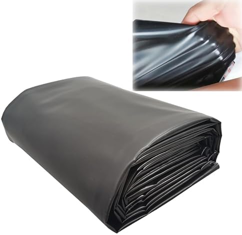Pond Liner, 7x10ft 3x3ft 16x20ft 39x39ft Pond Liners for Outdoor Ponds, Tear-Proof HDPE Fish Pond Lining for Small Ponds, Streams Fountains and Garden Waterfall(Size:7x33ft)