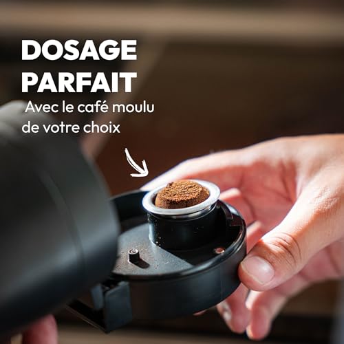 Kit capsule rechargeable Nespresso Original avec opercules papier et café - 6