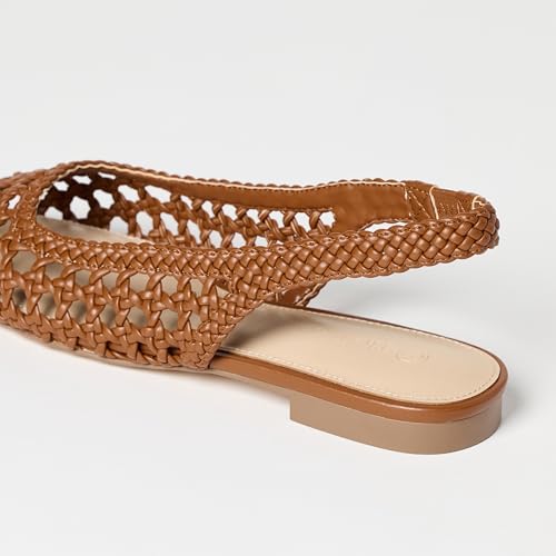 The Drop Women's Palma Woven Slingback Flat Sling Back Sandals4