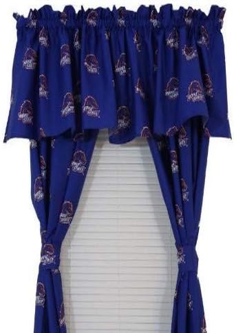 Miniatura 4 de College Covers Everything Comfy Boise State Broncos - Juego de paneles de cortina, 2 paneles, 2 alzapaños a juego, 42 pulgadas de ancho por 63