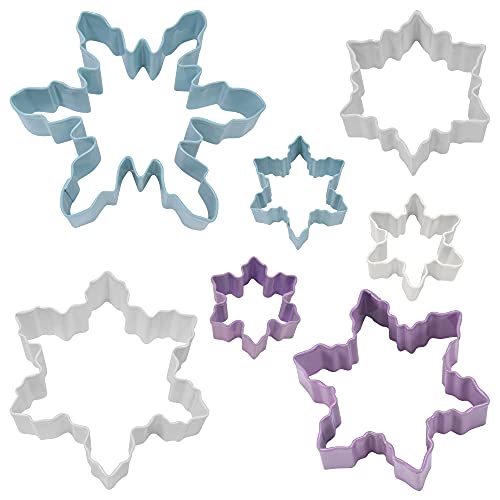 R&M International Snowflake Cookie Cutters, Assorted Sizes, 7-Piece Set #TOP2