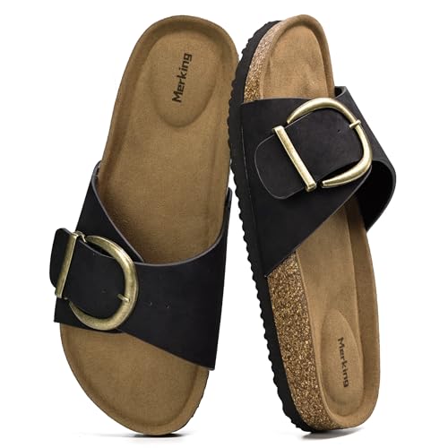 Sandales bout ouvert femme Merking pour soulager les pieds sensibles en été