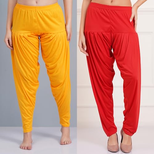 Image of Buy That Trendz Patiala Salwar for Women Relaxed Fit Viscose Patiyala Salwar Harem Bottom Pants