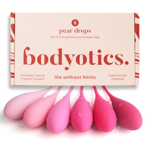Bodyotics Pelvic Floor Trainer for Women - Ensemble complet d'entraînement de Kegel - Ensemble de 6 pièces pour débutants