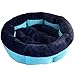 COKEA Coussin rond orthopédique de qualité supérieure en forme de donut lavable en peluche ultra douce pour animaux de compagnie