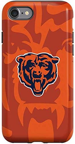 Skinit Pro Phone Case Compatible with iPhone SE (2nd & 3rd Gen) - Officially Licensed NFL Chicago Bears Double Vision Design