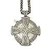 MayiaHey Nordic Viking Odin Raven Cross Rune Necklace for Men, Vintage Odin Raven Sword Necklace Viking Warrior Eagle Axe Hammer Necklace (Gold) #4