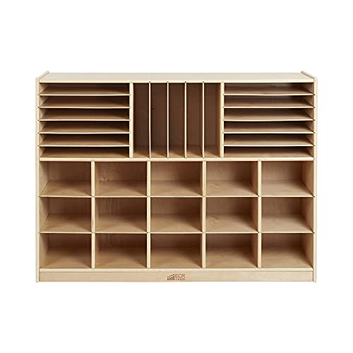 Ecr4Kids Multi-Section Mobile Storage Cabinet, Classroom Furniture, Natural #TOP7