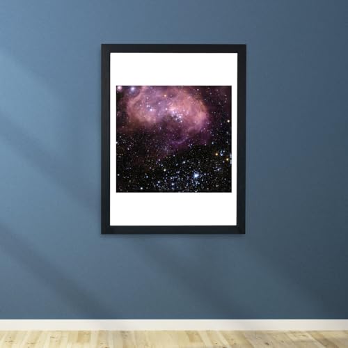 Hubble Télescope affiche encadrée N11 poster mural taille Medium salon