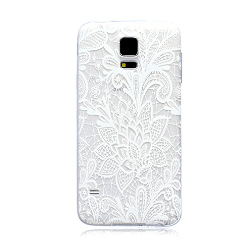 For Galaxy S5 , ivencase TPU Protective [Clear] Case Cover for Samsung Galaxy S5 SV + One 