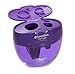 Swordfish ‘The Triple’ Three Hole Pencil Sharpener with Mess-Free Canister [Pack of 1] 8-16 mm [40228s], Purple