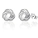 J.Rosée Earrings for Woman, Stud Earrings with 925 Sterling Silver Spiral Galaxy, Jewelry Gifts for Women Girls
