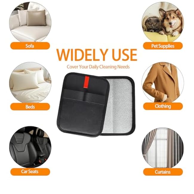 Pet Hair Removal Gloves, 2 Pack, Reusable Static Tech Grooming Mitts for Cats and Dogs, Washable Fur Remover for Furniture, Carpet, Car Seats-SwzRT4nF