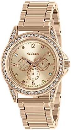 Tikkers Girl's Analogue Quartz Watch with Stainless Steel Strap ATK1053