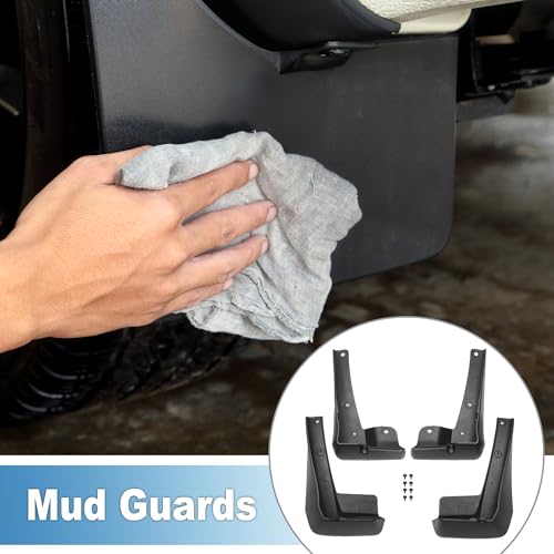 Image of Mud Flap Splash Guard with Mount Accessories Front & Rear Side Mud Guard for Honda Civic (Sedan) 2022 2023 2024 (Set of 4)