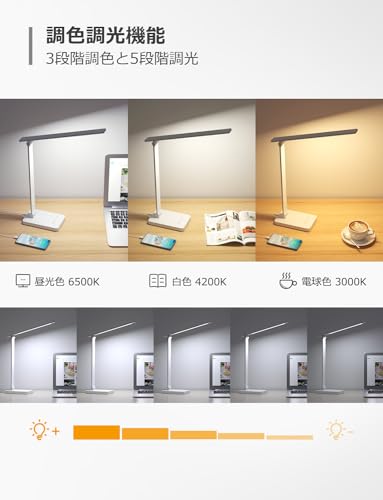 Lepro LEDデスクライト PR310003-DWW-JPサムネイル5