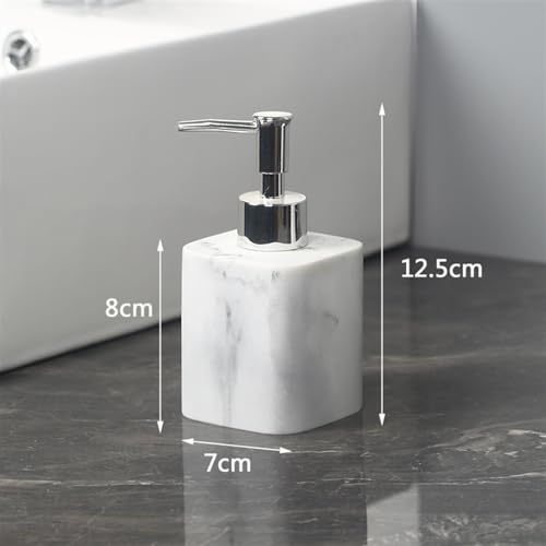 Juego de baño de resina y dispensador de loción de alta densidad para tocador 3