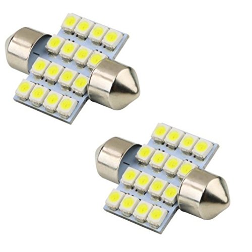 AOW Attractive Offer World 2X16 SMD LED Interior Car Roof Light/Dome