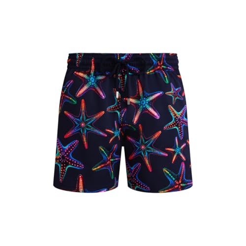 Men's Stretch Short Swim Shorts Disco Stars