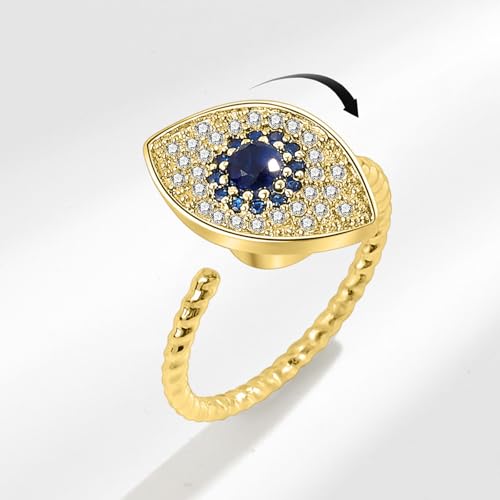 Sunflower Fidget Ring for Women Spinning Rings Adjustable Anxiety Ring for Teens Birthday Gift for Daughter Mom You Are My Sunshine Spinner Rings by Aoeam - Used condition - Image 5