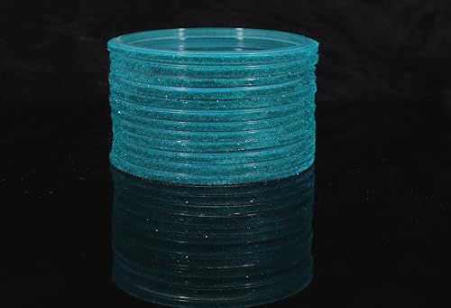 Image of NMII Glass Velvet Bangles Set For Women and Girls | Plain Glass Bangles | Velvet Chudi | Simple Bangles For Women | Stylish Glass Bangles- Set of 24