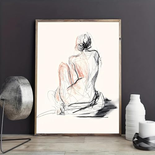 Art mural classique pour habiller grand mur vide impression toile minimal