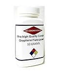 Ultra Conductive Graphene Carbon Flake powder 10 grams USA SAME DAY SHIP