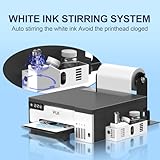 PLK A4 DTF Printer with Roll Feeder, L8058 DTF Transfer Printing Machine with XP600 White Stirring System 100% Transfer Rate for DIY Print(Printer+Ink+Roll Film+8058 Oven - Image 5
