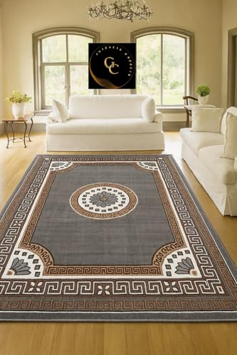 Image of GULDASTA CARPET; Carpets for Living Room 4x5 feet [121X150Cm] Super Softness Floral Multi Design Medium Thickness bcf New Carpet for Room