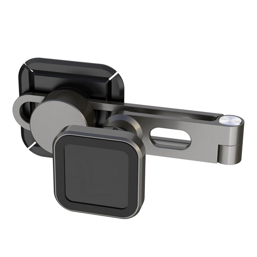NFGLLWQ Car Phone Holder Auto Phone Mount Aluminum Alloy Phone Folding Hiddens Bracket for Car Interior
