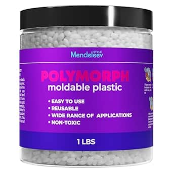2 Lbs Polymorph Moldable Plastic Beads - 32 Oz Low-Temp Melting Pellets For DIY & Repairs