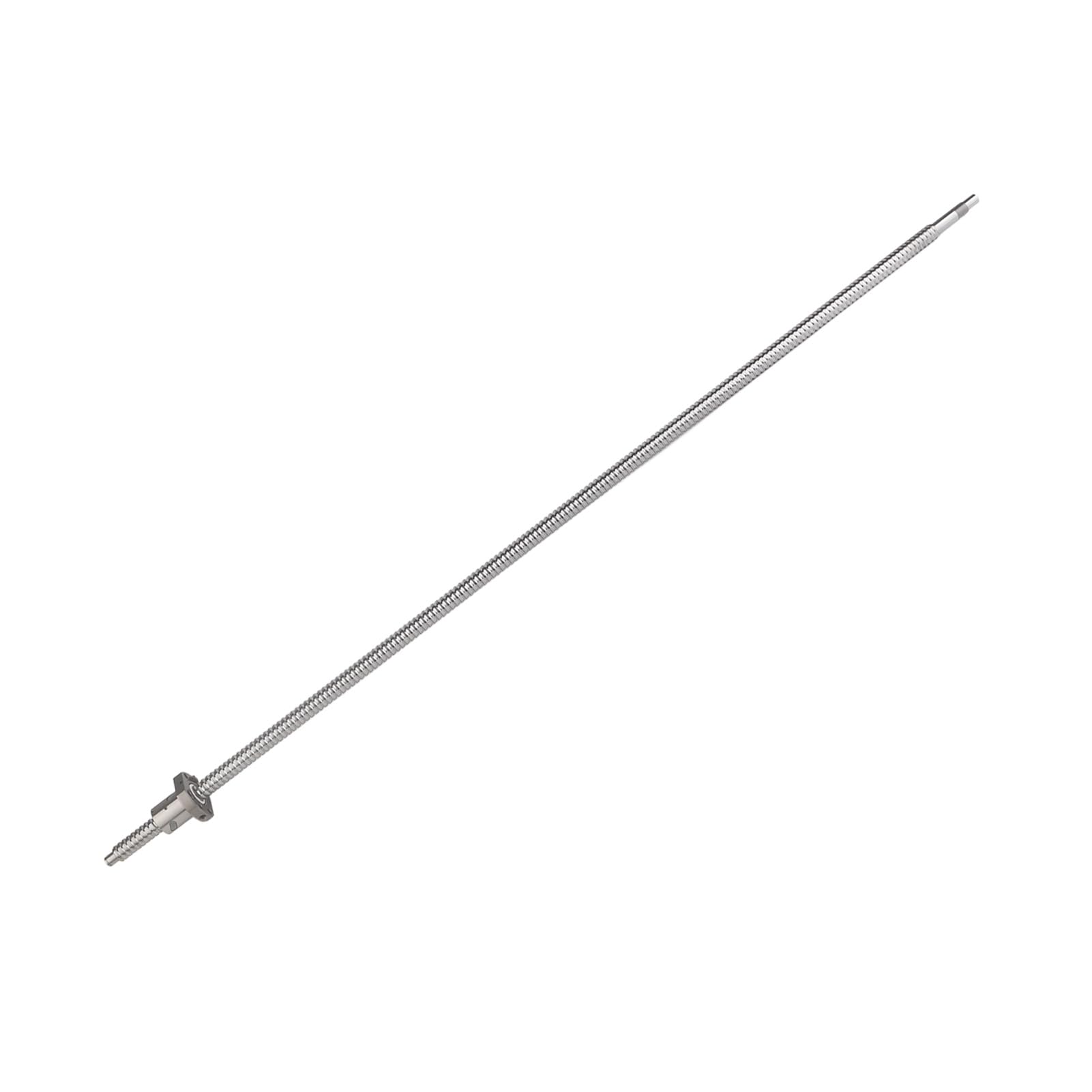 Hilitand SFU1605 1000 mm walcowana śruba kulowa śruba ołowiana bez wsporników bocznych
