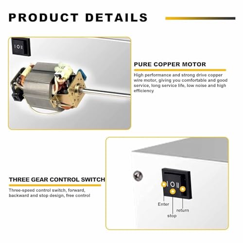 Máquina eléctrica cortadora espiral para papas ERICAT 50W miniatura 3