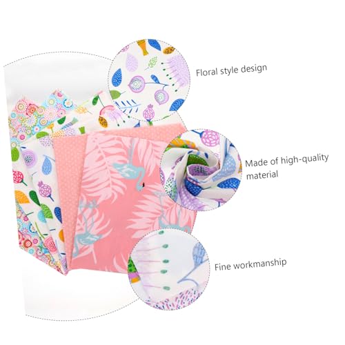 Tissu en coton pour patchwork SEWACC de qualité supérieure imprimé floral couture - 7