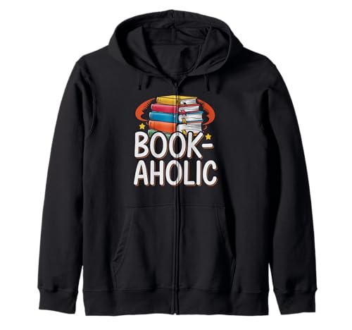 Adicto a los libros, divertido, bibliófilo, amante de los libros Sudadera con Capucha