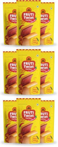 Image of GO DESi Real Aam Fruti Twist Fruit Bars - 3 x Pack of 30 pieces, Aam Papad, Mango Fruit Jelly