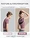 Playire Upper Back Brace Posture Corrector For Women,Lightweight Back Straightener Posture Corrector,Adjustable Upper Back Support,Clavicle Brace For Round Shoulder & Hunchback (Medium)
