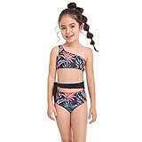 ⋡Conjunto de trajes de baño familiares a juego: el conjunto de trajes de baño familiares a juego tiene para las madres y otro para las hijas. Y el material es de secado rápido. Muy adecuado para ser como bikini de playa.