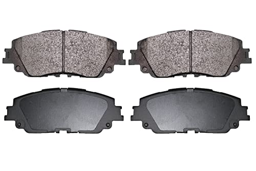Image of Front Rear Brakes Pad Automotive Premium Ceramic Disc Brake Pads Set Vehicle Replacement Part for Lexus Infiniti Nissan Dodge Attitude Hyundai Accent D2076