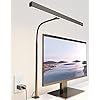 SUPERDANNY LED Desk Lamp for Office Home, Eye-Caring Desk Light with Adjustable Gooseneck, 12W Touch Control Dimmable Brightness, Architect Clamp Lamp with USB Adapter for Reading Study Workbench