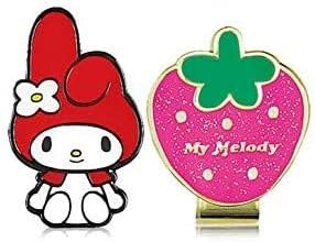 Amazon エンタメプレゼント マーカー付セット マイメロディ クリップタイプ マーカー キャラクター ゴルフマーカー おもしろ My Melody エンタメゴルフ ゴルフマーカー