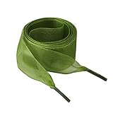 [Allegra K] é�´ç´� é€�æ˜Ž ã‚¯ãƒªã‚¢ ãƒªãƒœãƒ³ é�´ã�²ã‚‚ 平åž‹ 平ã�²ã‚‚ ã‚·ãƒ¥ãƒ¼ãƒ¬ãƒ¼ã‚¹ ã�Šã�—ã‚ƒã‚Œ å¹… 2.5cm 2足 ã‚¢ãƒ¼ãƒŸãƒ¼ã‚°ãƒªãƒ¼ãƒ³ 180x4cm