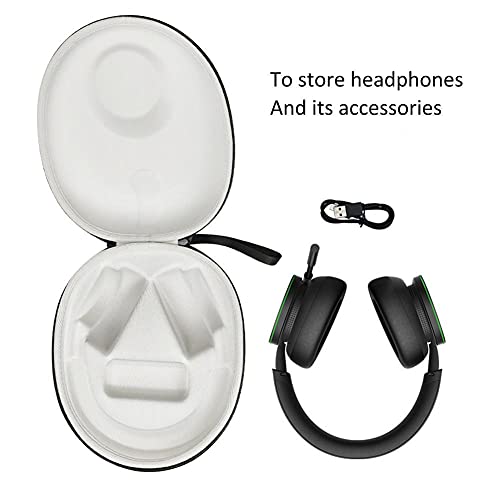Headphone Case Compatible with XBOX Portable Hard Shell Storage Bag Compatible with XBOX Headset Case Waterproof Hard Shell Travel Carrying Case - Image 4