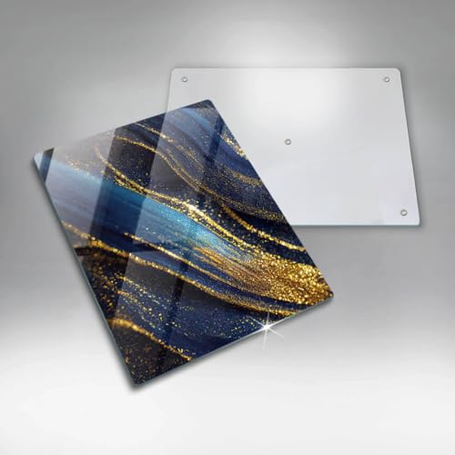 Accessoires de cuisine Wallfluent planche à découper induction 40x52 grand format bleu