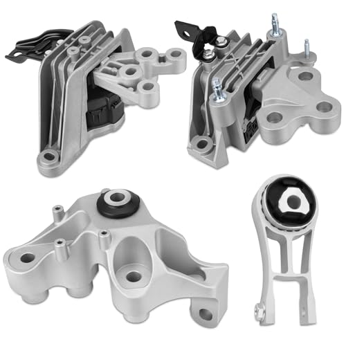 GDUKOP 4PCS Engine Motor Mount Transmission Mount Torque Strut Mount Set Compatible with 2017-2024 Chrysler Pacifica 2020-2024 Chrysler Voyager, Replace 68224744AB, 68485537AA, 68224742AD, 68224742AC