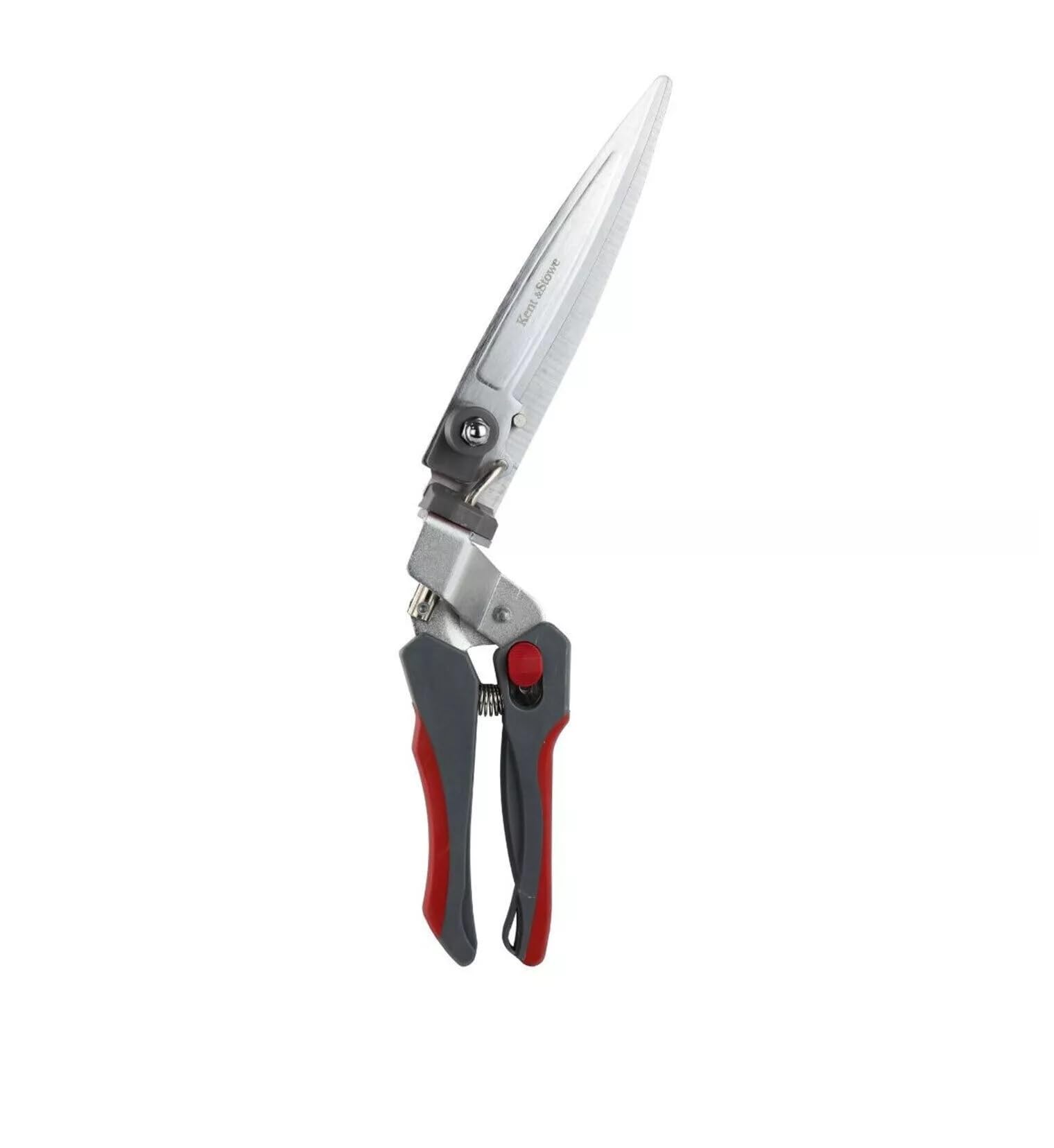 Flopro Kent and Stowe 70100501 Single Handed Grass Shears, Silver/Red