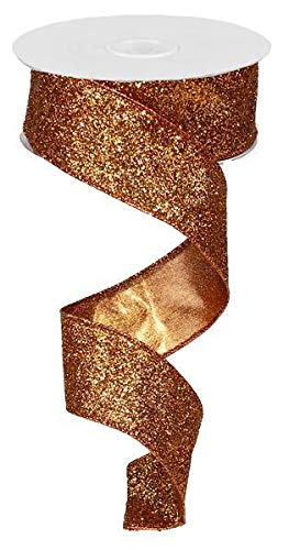 1.5"X10yd Glitter On Metallic